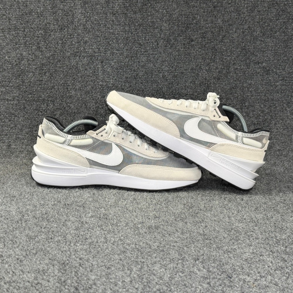 Nike Waffle One Running Shoes Men's 10 Summit White Suede Retro Athletic Sneaker - Picture 8 of 13